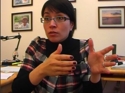 Catalina Briceno (Salambo Productions - Têtes à claques) discute des possibilités d’exploitation de la vidéo en ligne