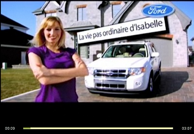 Spin Communication réalise 6 webisodes mettant en vedette la Ford Escape 2009
