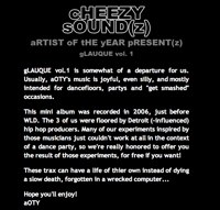 Artist of the Year / Glauque vol. 1 / Cheesy Soundz
