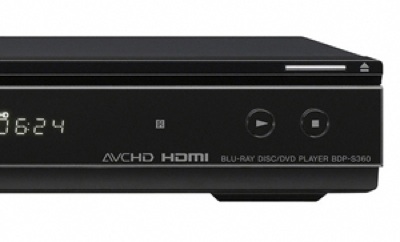 Lecteur Blu-ray BDP-S360 de Sony agencé pour les cinémas maison  HT-SS360 et HT-SF360