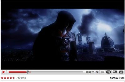 Assassin’s Creed Lineage a été la vidéo la plus regardée sur YouTube le jour de sa sortie