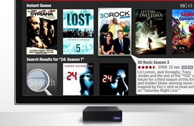 Roku diffuse des contenus de Netflix, Amazon Video on Demand, MLB.com