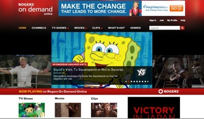 Rogers on demand, un portail vidéo inspiré de TV Everywhere