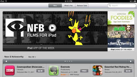 L’application pour iPad de l’ONF récompensée