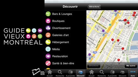 Une version Android de l’application Guide du Vieux-Montréal