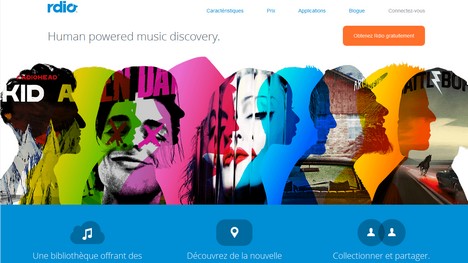 Rdio lance un service de distribution de musique numérique gratuit au Canada