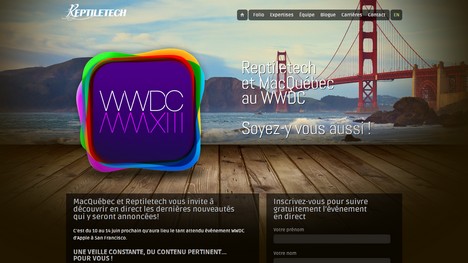 Le WWDC avec MacQuébec et Reptiletech
