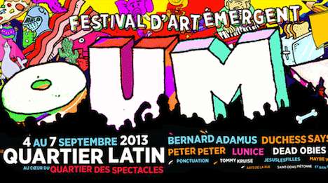 OUMF : le festival d’art émergent de retour en septembre