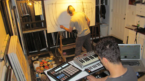 Le projet électro-acrylique (PEA), la correspondance entre la peinture et la musique électronique 