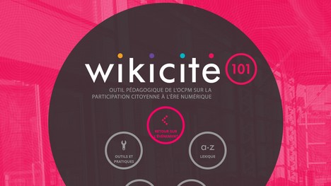 L’OCPM lance la plateforme interactive Wikicité 101
