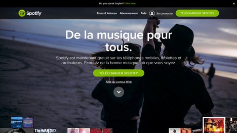 Spotify est lancé au Canada