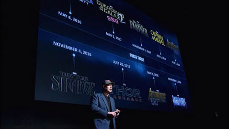 Marvel Studios dévoile la phase 3 de son univers cinématographique 