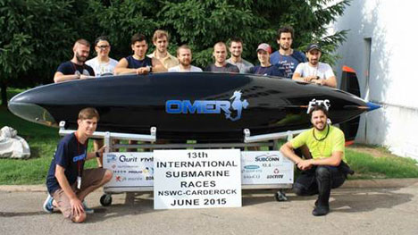 International Submarine Races 2015 : première place pour l’équipe d’Omer 9 de l’ÉTS