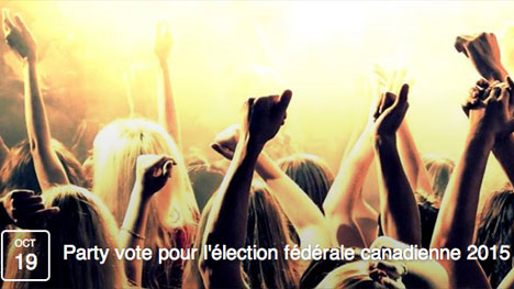Fixez un #rendezvousdevote à PartyVote.ca avec une personne qui ne vote pas 