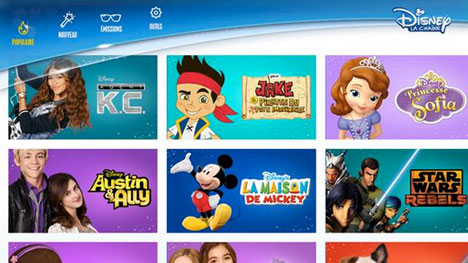 La chaîne Disney lance son application mobile 