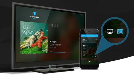 L’application mobile Stingray Musique maintenant compatible avec Chromecast et Chromecast Audio 