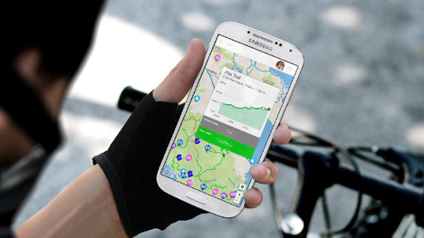 L’application CycleMap ajoute la fonctionnalité RouteMagic pour concevoir son itinéraire à vélo 