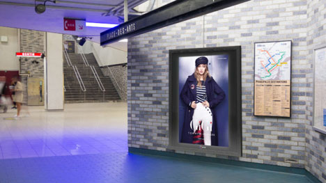 Astral Affichage lance un réseau de 50 Lumiquais numériques dans le métro de Montréal
