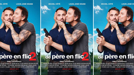 Les Films Séville dévoilent l’affiche du film « De père en flic 2 »