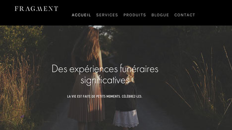 La startup Fragment Expérience de Matane, actualise les rituels funéraires