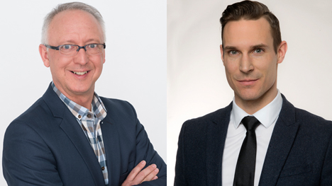 Martin Trudel et Julien Lamoureux nommés à la direction des ventes numériques de Québecor Groupe Média