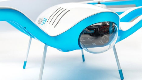 FLYBi le drone piloté avec des lunettes de réalité virtuelle