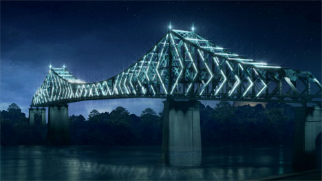 « La croisière s’allume » : l’illumination du pont Jacques-Cartier en direct sur V 