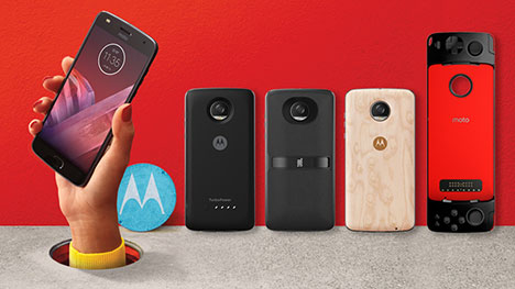 Motorola lance Moto Z2 Play et Moto Mods