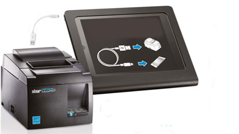 Imprimante TSP143IIIU pour terminal de point de vente compatible iPad/iPhone/iPod