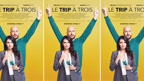 Séville dévoile l’affiche officielle du film « Le Trip à trois » 