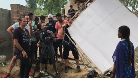 B-612 en Inde pour le tournage d’un documentaire et d’un film de réalité virtuelle