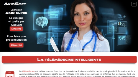 AkioSoft lance sa nouvelle clinique virtuelle de soins de santé : AkioClinik