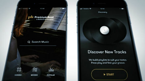 Musique de film : PremiumBeat lance une appli 