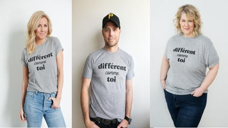La Fondation Véro & Louis crée un T-shirt pour célébrer la différence