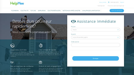 La plateforme Web « HelpMee.ca » cible les propriétaires de maisons et d’immeubles