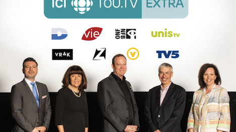 Radio-Canada, Groupe V Média, Bell Média, TV5 Québec Canada et l’ONF s’unissent sur ICI Tou.tv Extra