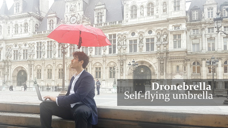 Dronebella, le parapluie volant autonome