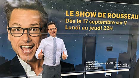 « Je choisis Stéphane » : une campagne à saveur électorale pour « Le show de Rousseau »