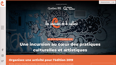 Les 23es Journées de la culture :  Culture pour tous sollicite et accueille les propositions d’activités