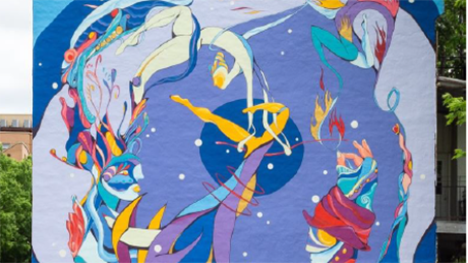Le Cirque du Soleil offre à Montréal une murale de MU commémorant les 25 ans d’« Alegría »