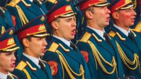 Les Choeurs de l’Armée Rouge à la Maison symphonique à la fin de 2019