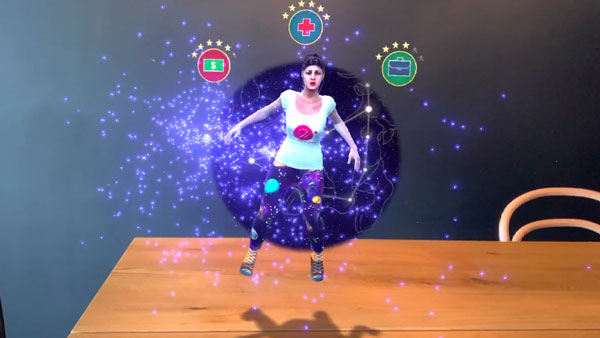 Votre horoscope via l’application de réalité augmentée « Anna » créée par KNGFU et Amythos Media