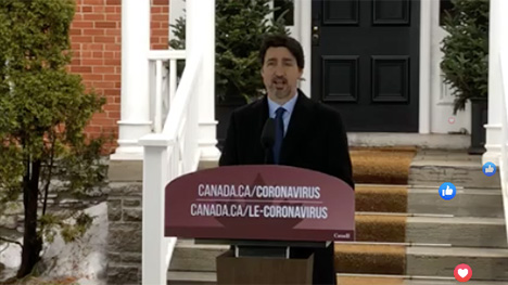 COVID-19 : Justin Trudeau apporte des précisions quant à la subvention de 75 % des salaires