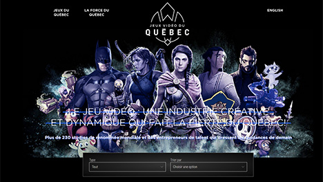 La Guilde du jeu vidéo du Québec lance le site Internet JeuxduQuébec