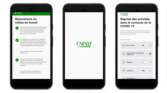 COVID-19 : La CNESST lance une application mobile sur les mesures à mettre en place