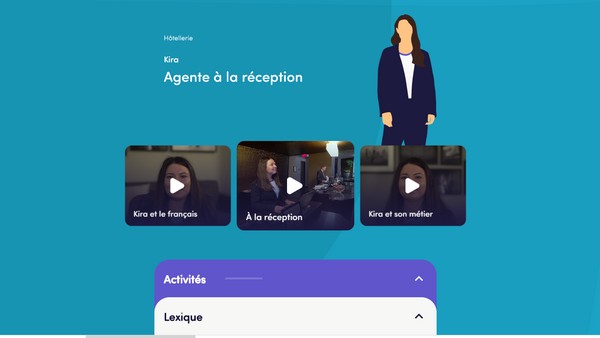 « Mon métier, c’est en français », un projet conçu par TV5 et coordonné par Aurélie Garnier