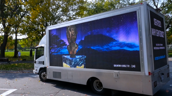 ISEA2020 : Des artistes numériques piratent des camions pour rendre leurs oeuvres accessibles