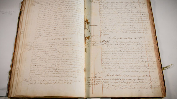 BAnQ acquiert un document rare de 1760, témoin de l’histoire de la région de Trois-Rivières