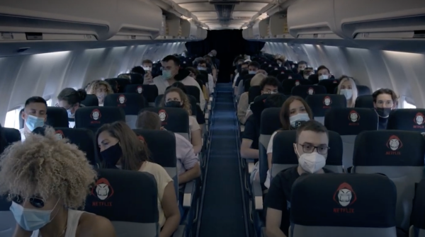 Netflix réalise une prise d’otage dans un avion pour « La Casa de Papel »
