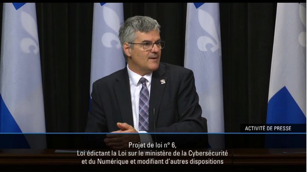 Vers un ministère de la Cybersécurité et du Numérique du Québec